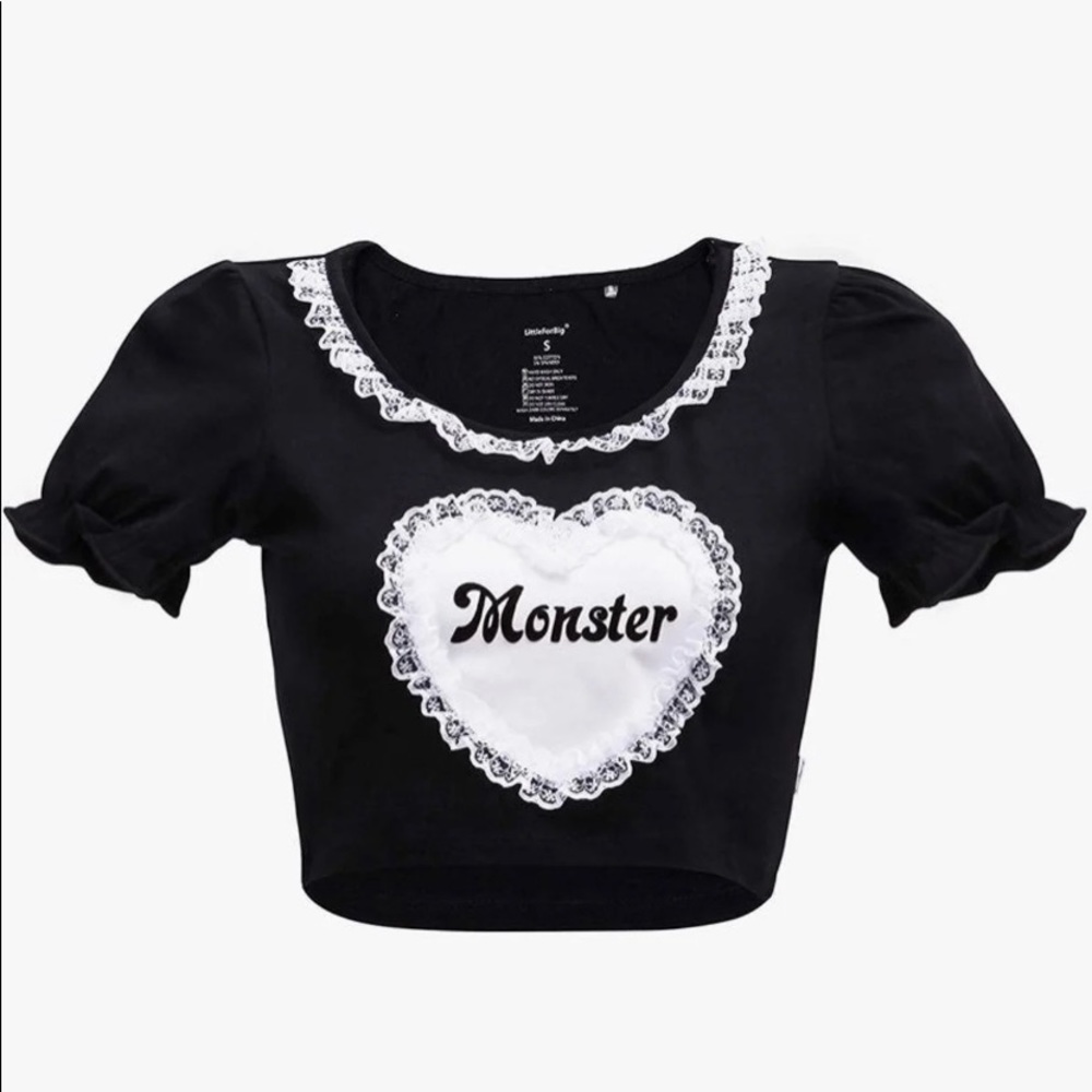Little For Big “Monster” Crop Top